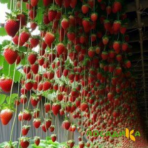 Клубника ампельная Анастасия купить по цене от 370р. в интернет-магазине «Посадика» с доставкой почтой в в Большой Каменье и по всей России – [изображение №1].